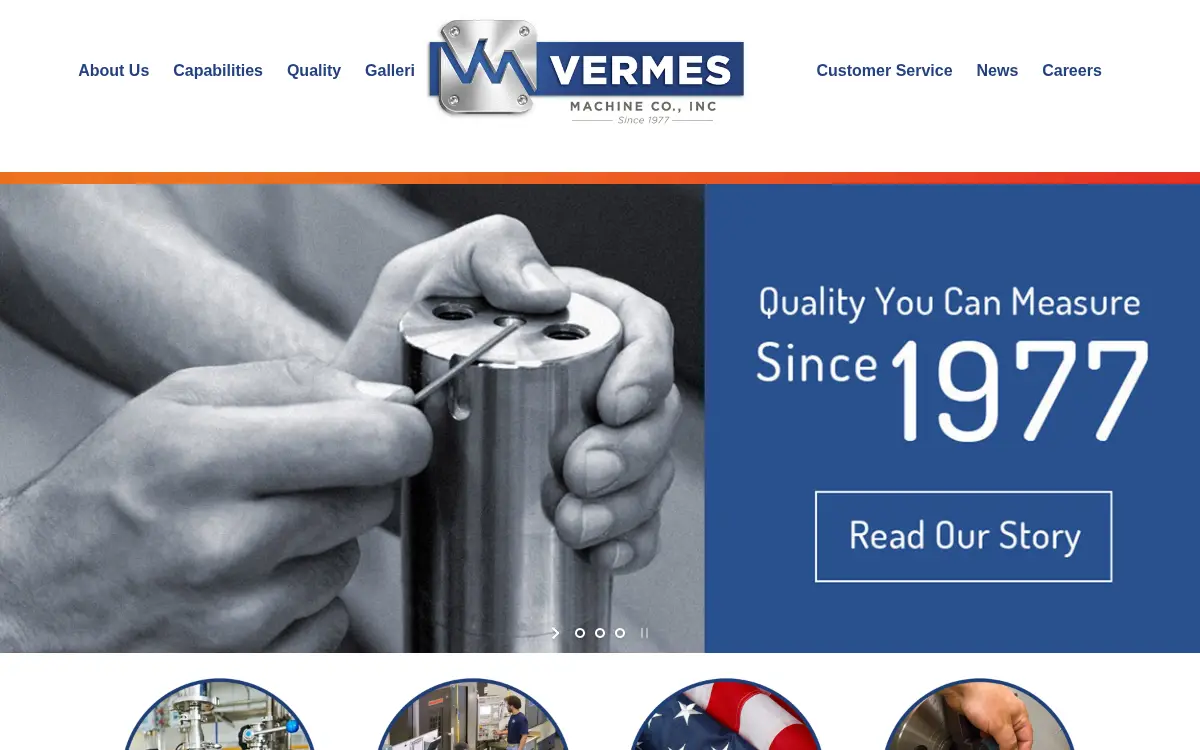 Homepage of Vermes Machine CO INC
