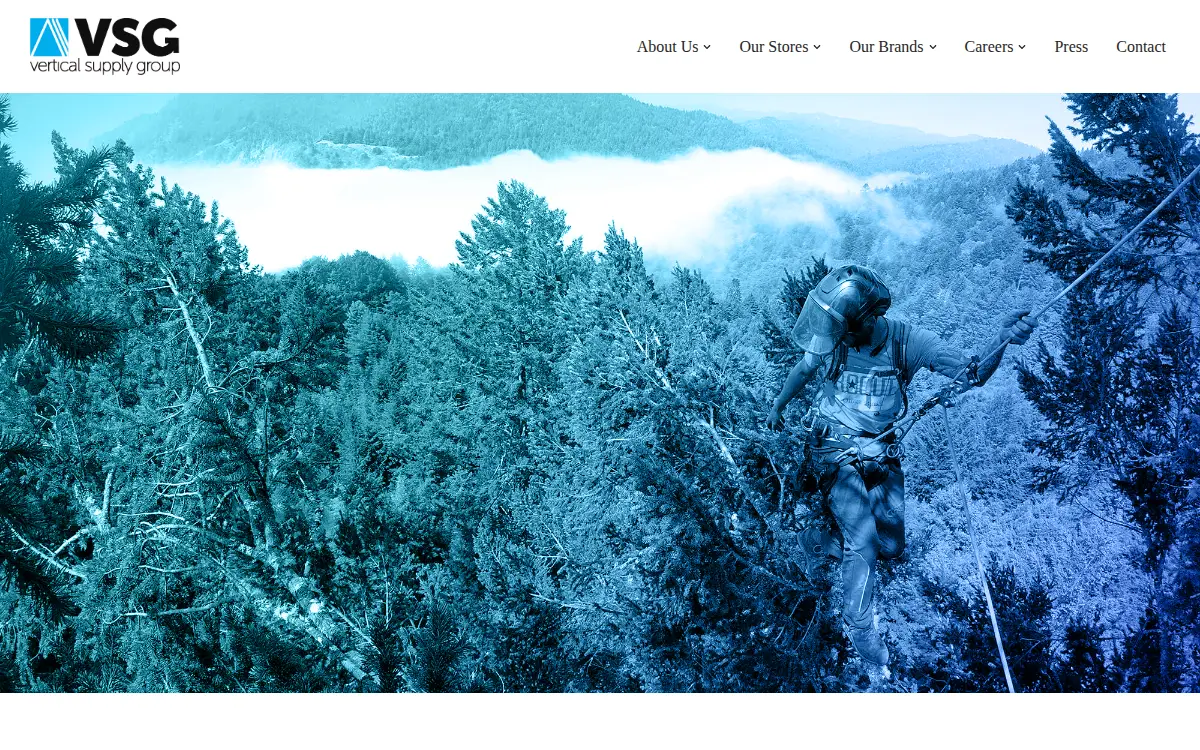 Homepage of Vertical Supply Group, INC.