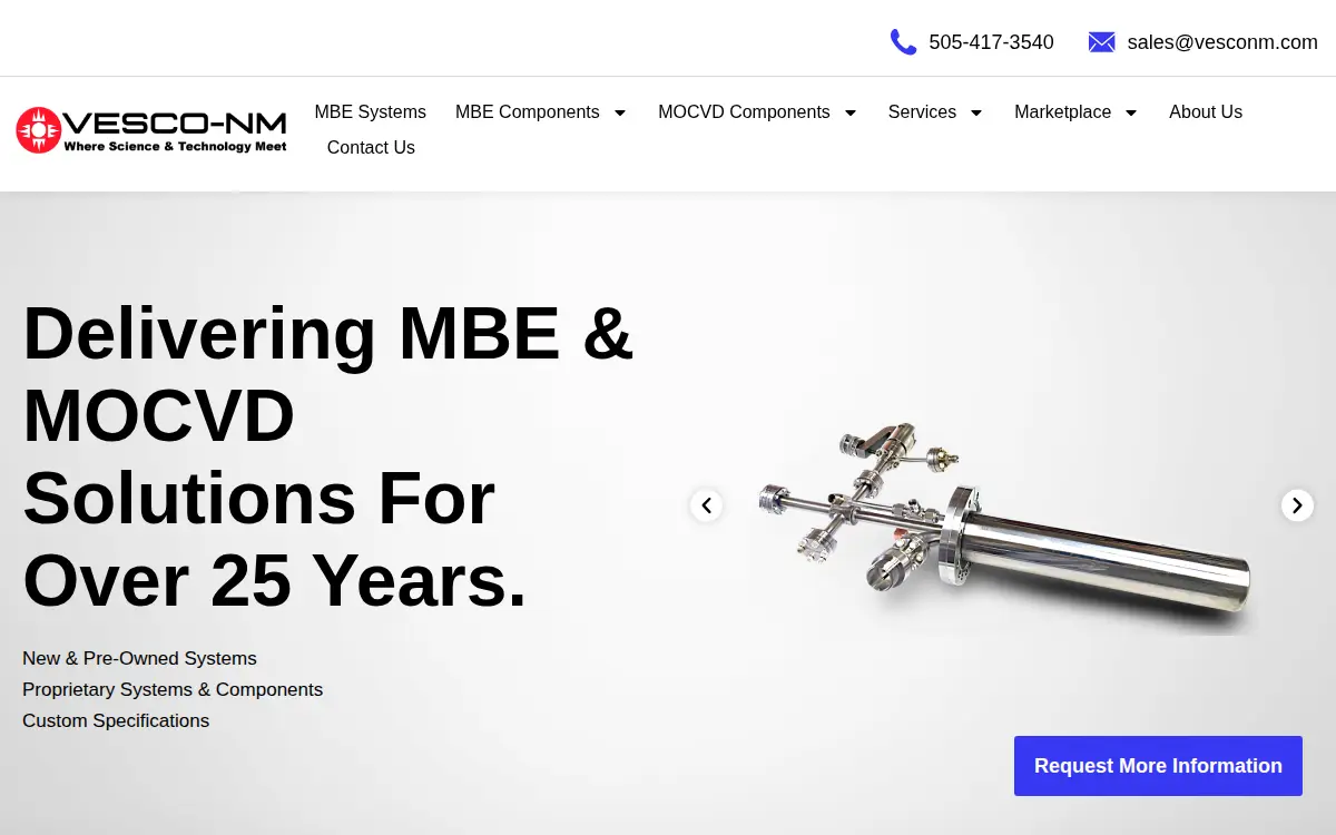 Homepage of Vesco-nm, L.l.c