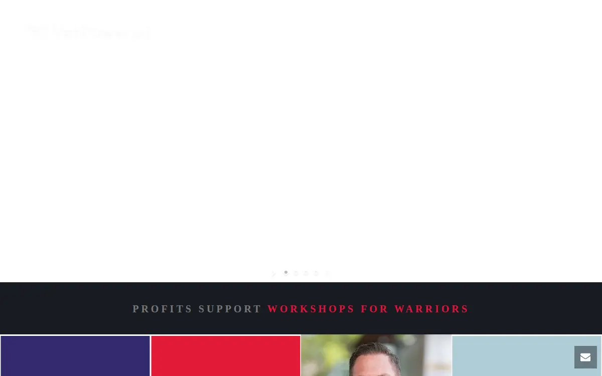 Homepage of Vetpowered, LLC