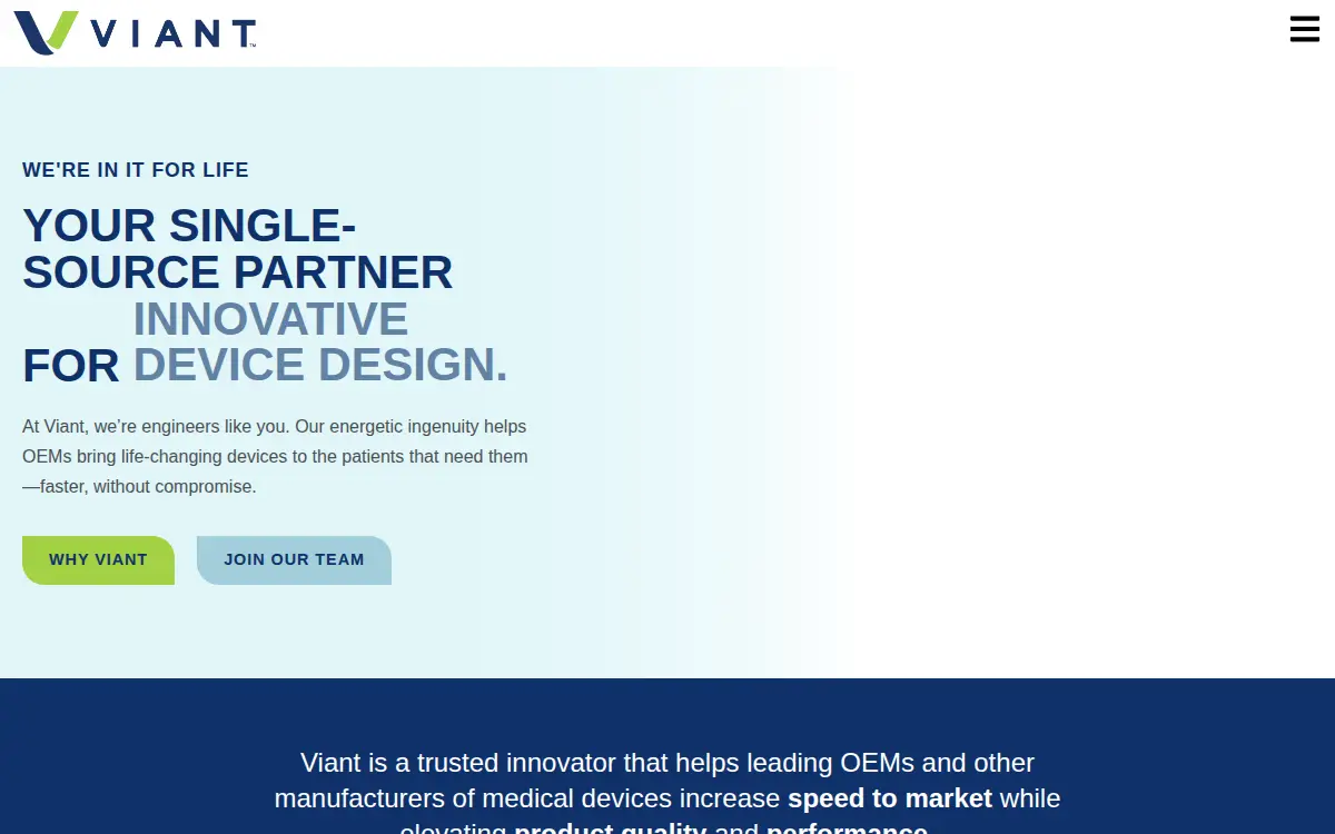 Homepage of Viant Collegeville LLC