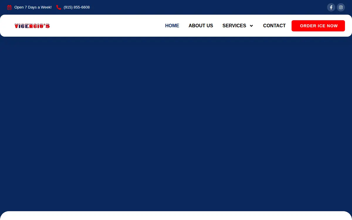 Homepage of Moreno & Sons Distributors