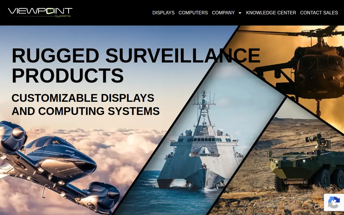 Homepage of Viewpoint Systems LLC