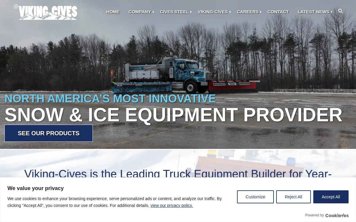 Homepage of Cives Corporation