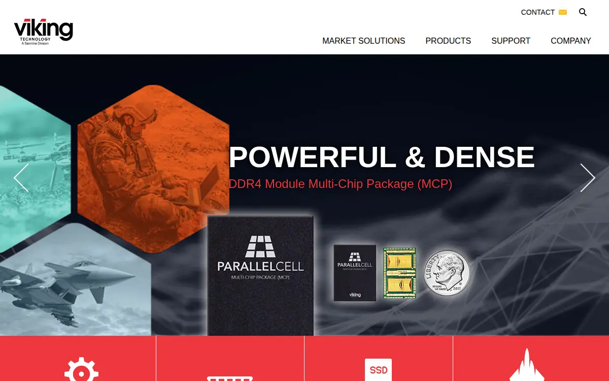 Homepage of Sanmina Corporation