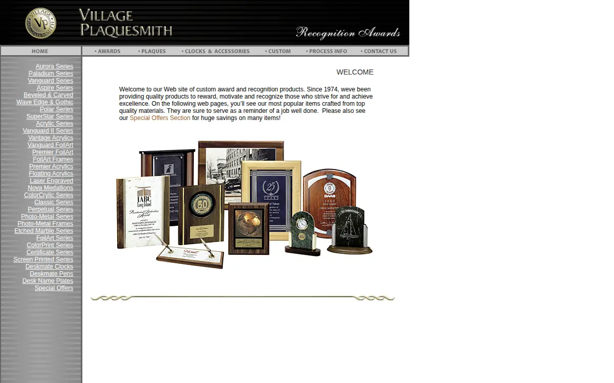 Homepage of Custom House Engravers, INC.