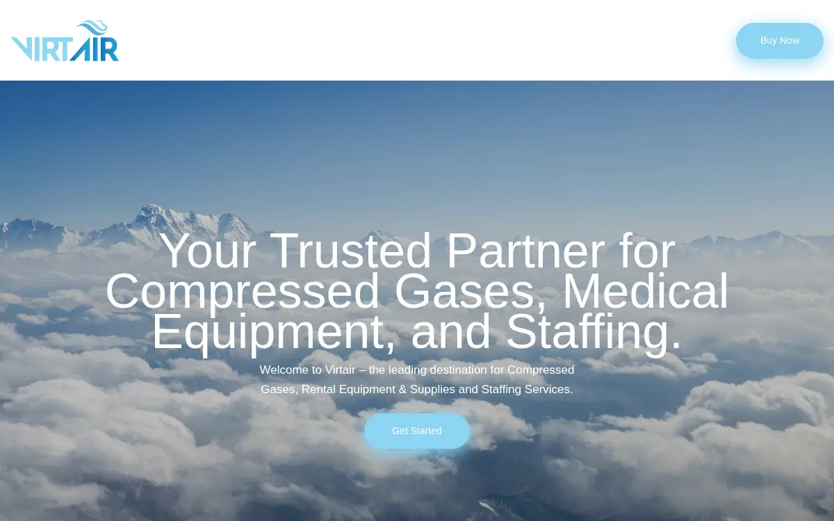 Homepage of Virtair INC