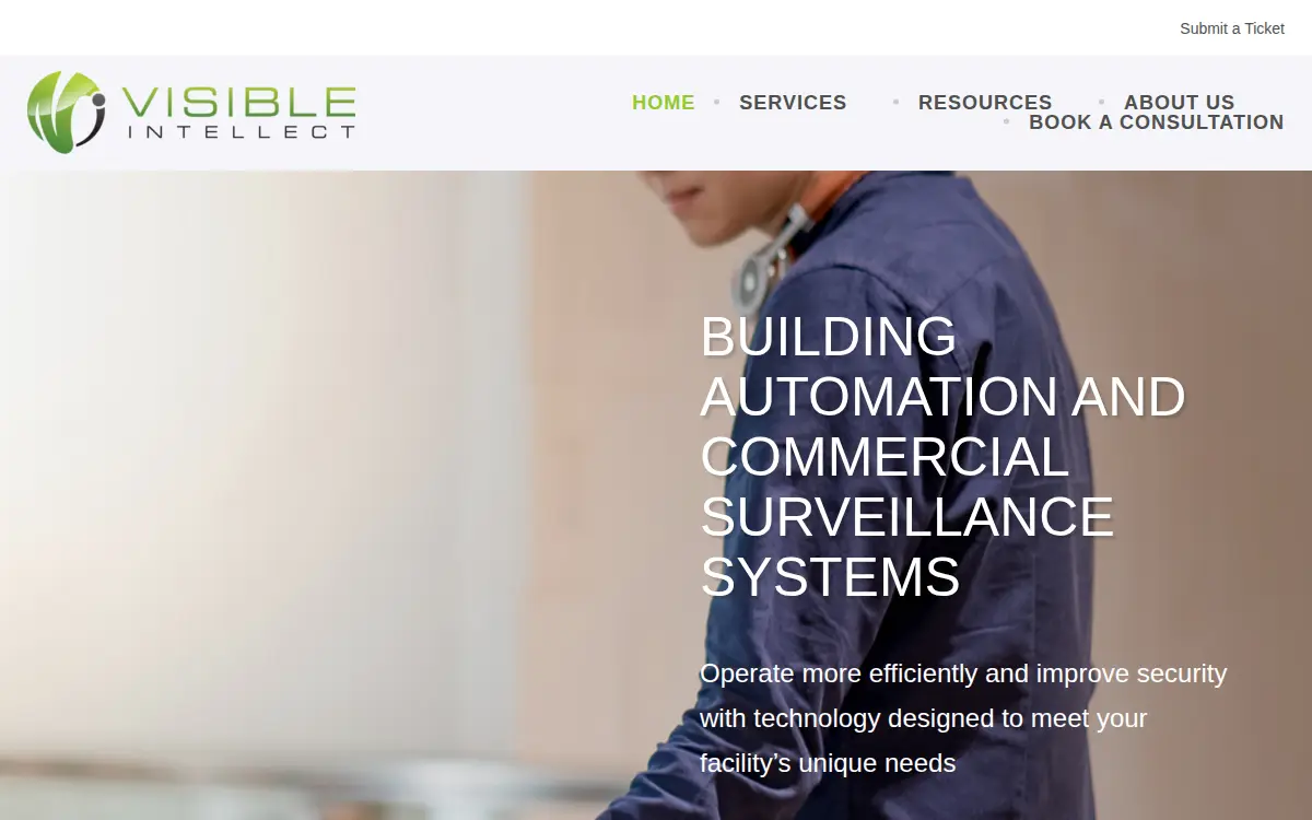 Homepage of Visible Intellect LLC