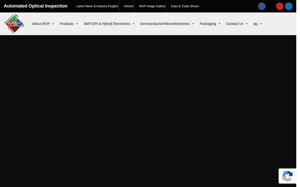 Homepage of Machine Vision Products, INC.
