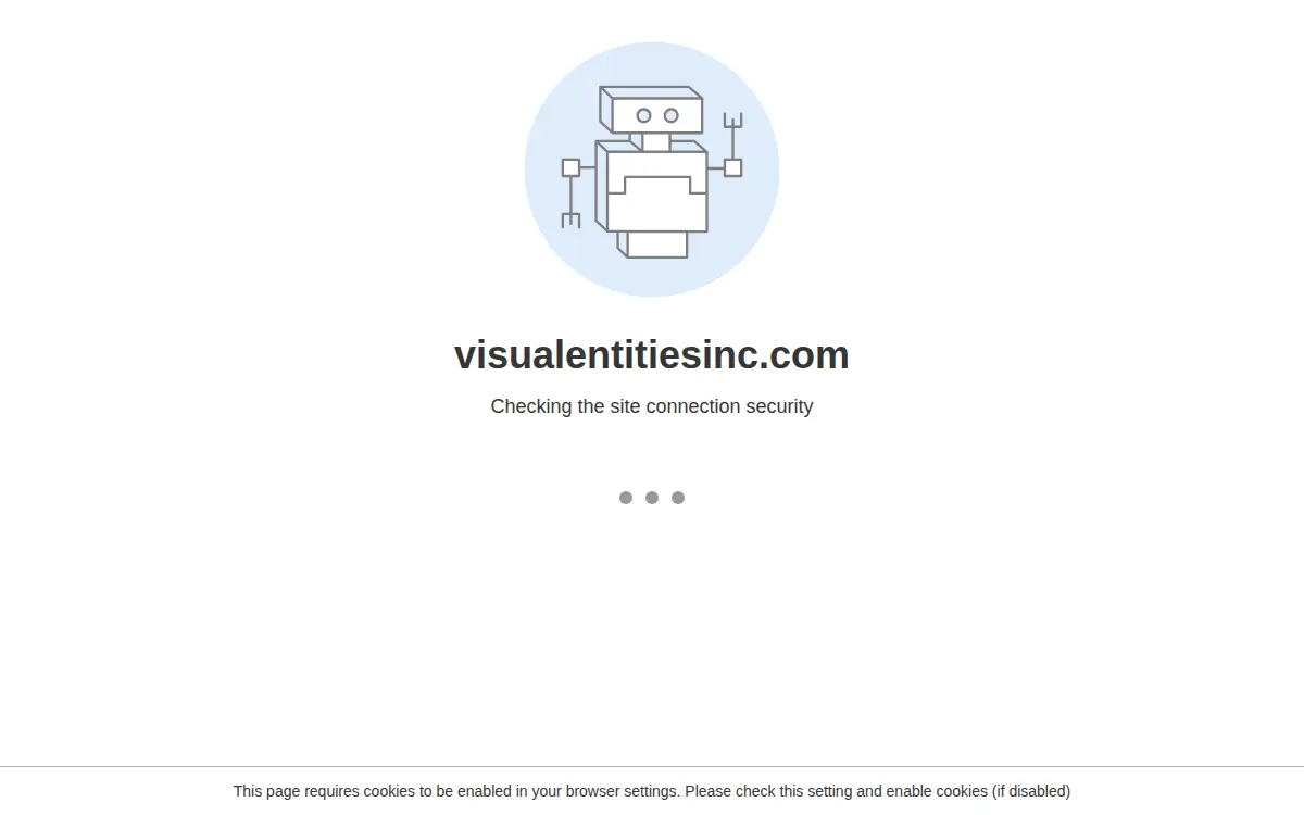 Homepage of Visual Entities INC.