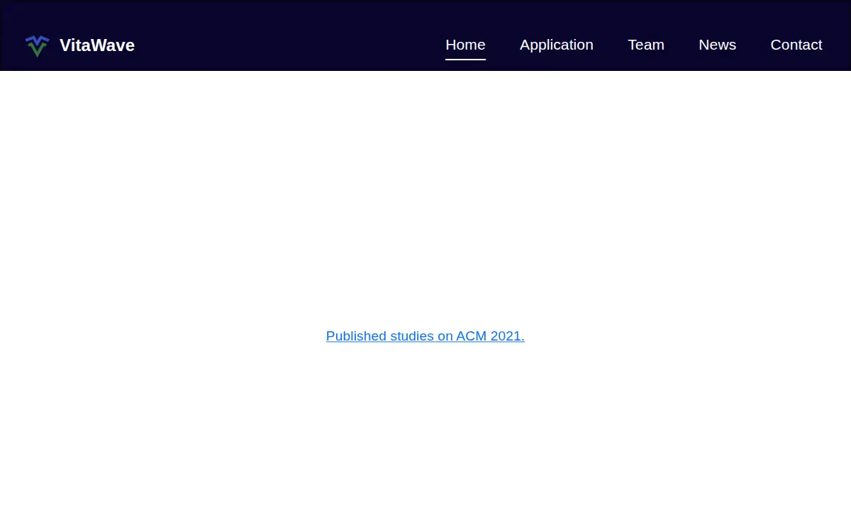 Homepage of Vitawave Tech, INC