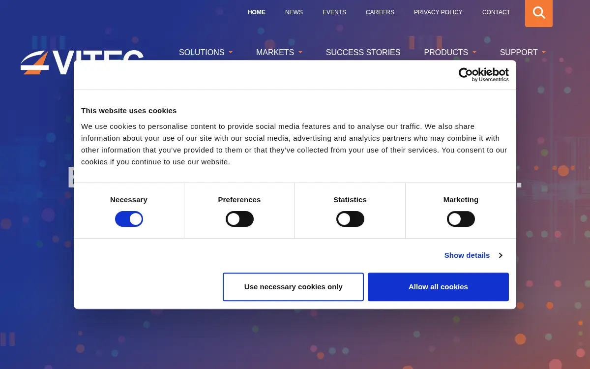 Homepage of Vitec INC