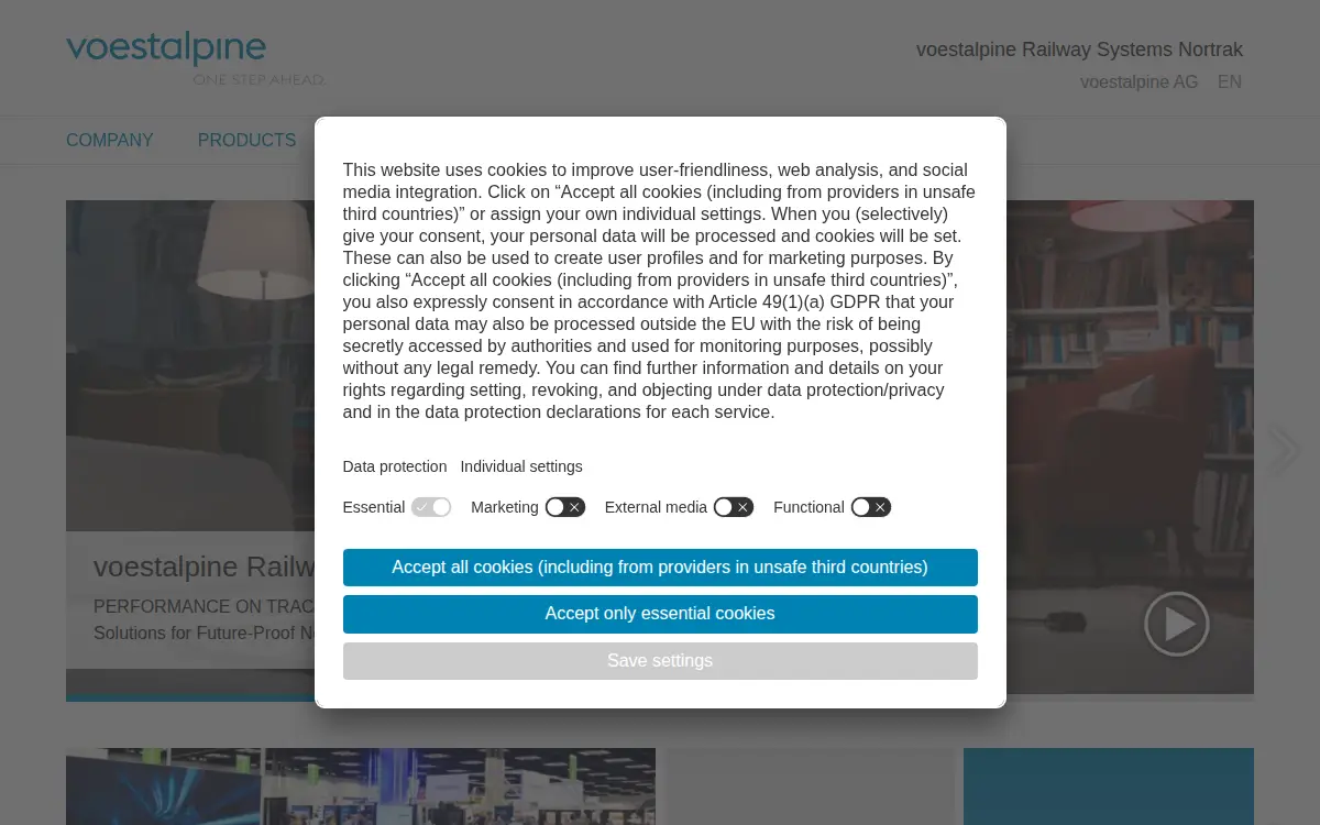 Homepage of Rfc LLC