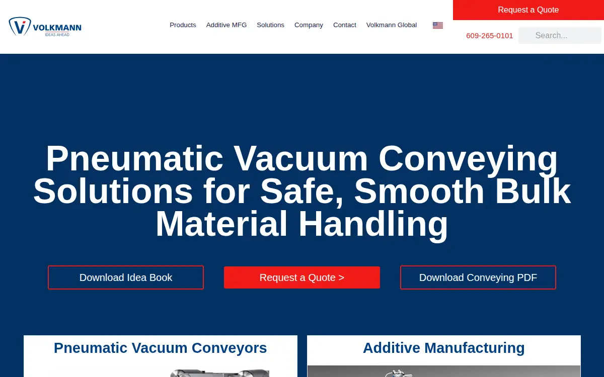 Homepage of Volkmann, INC