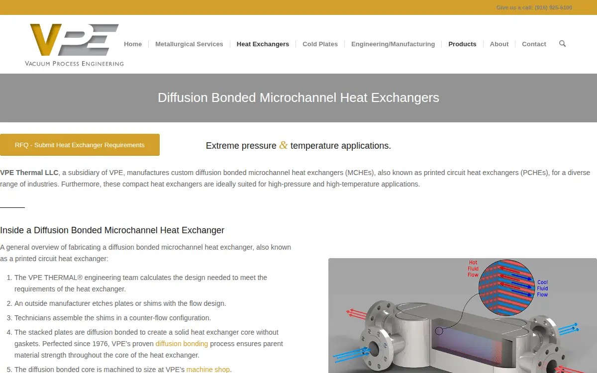 Homepage of Vacuum Process Engineering, INC.