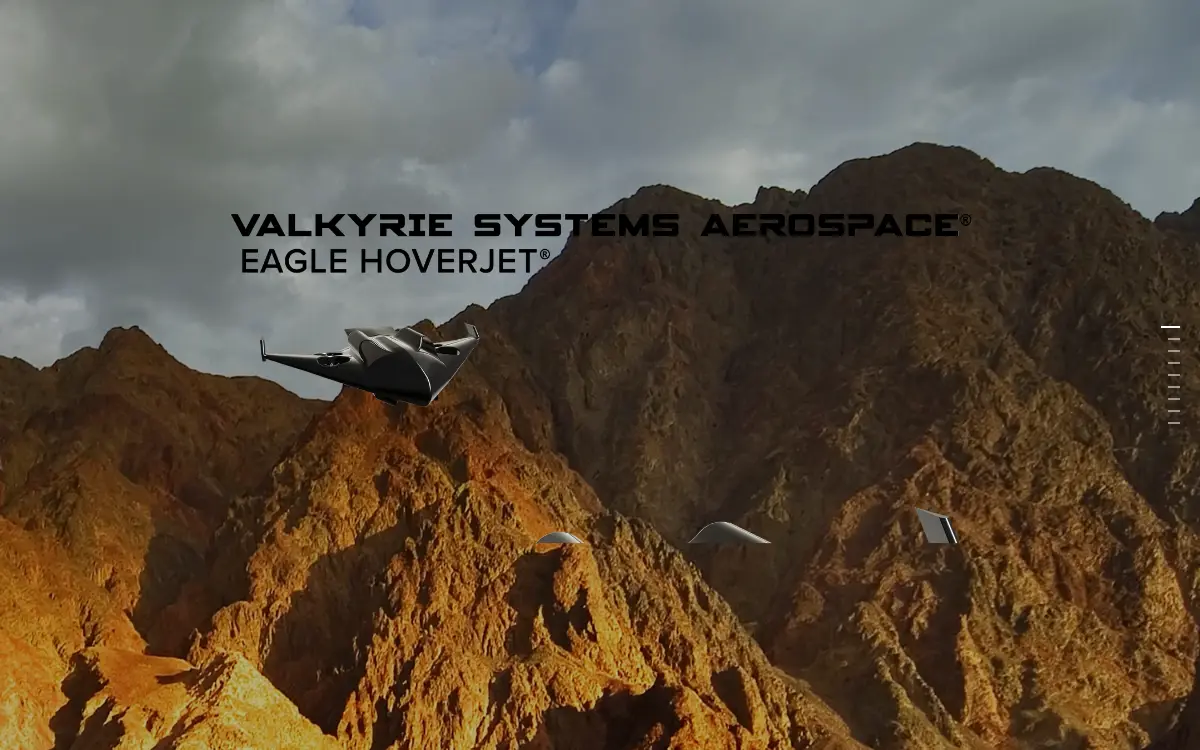 Homepage of Valkyrie Systems Aerospace, INC