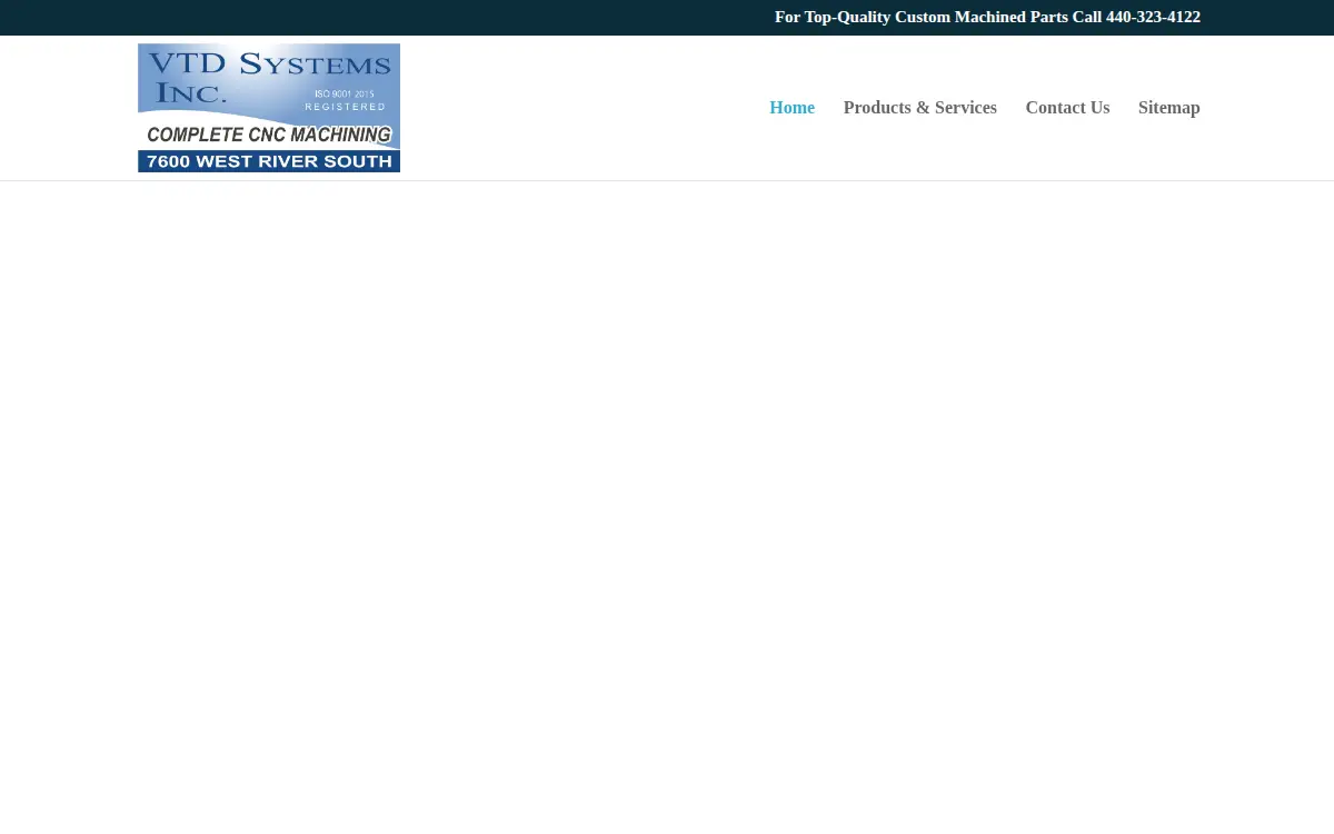 Homepage of Vtd Systems INC