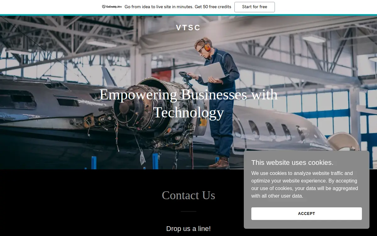 Homepage of Vts Logistics LLC