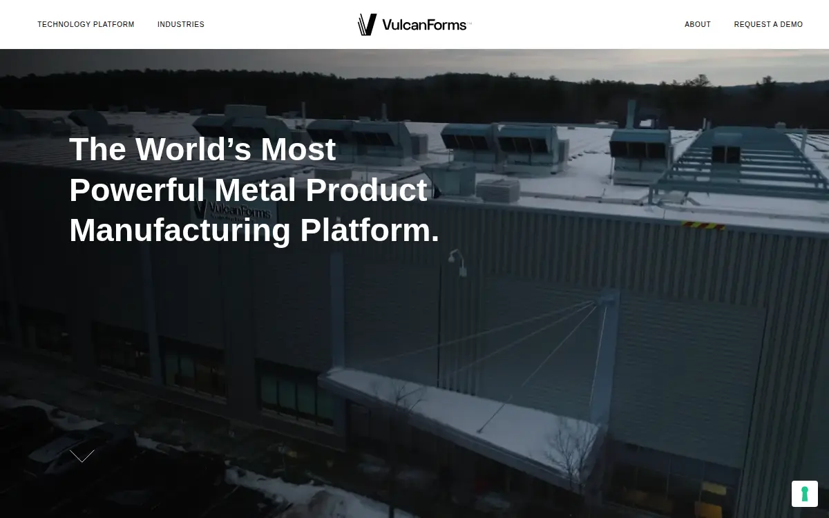 Homepage of Vulcanforms INC