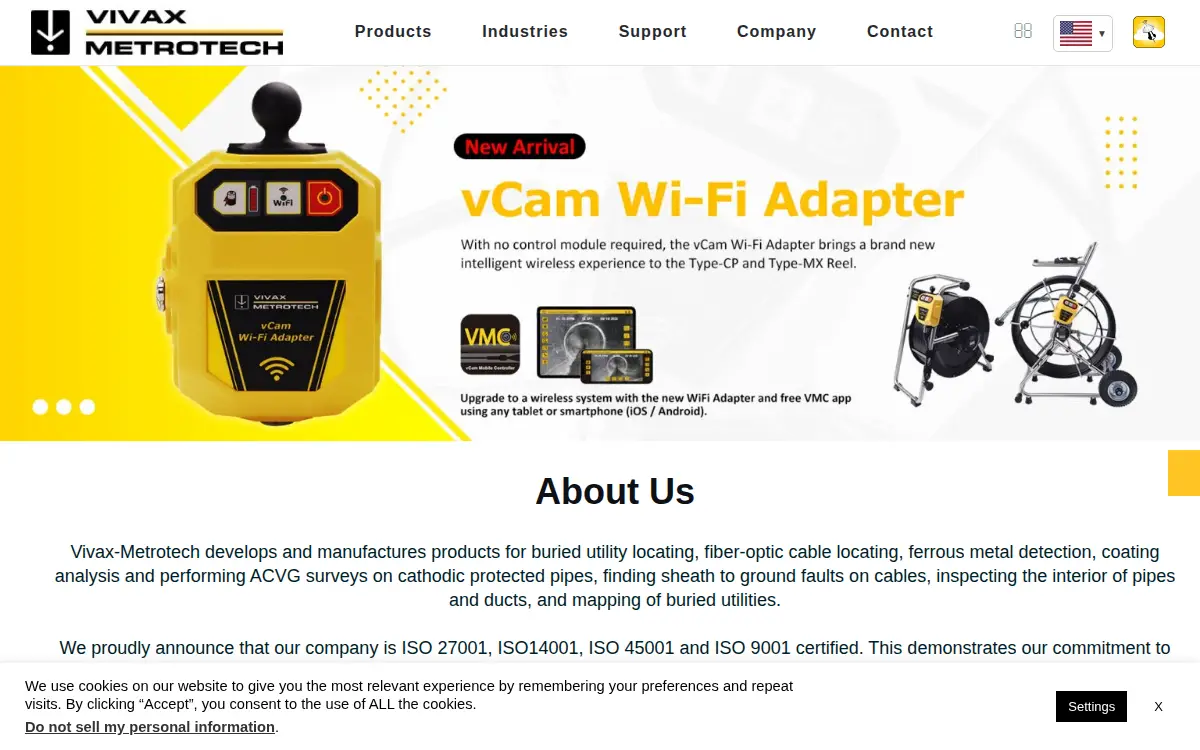 Homepage of Metrotech CORP