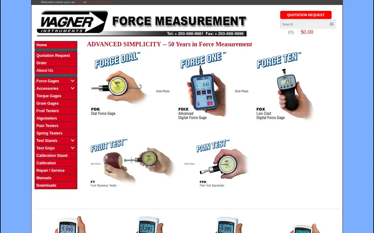 Homepage of Weigh & Test Systems, INC.