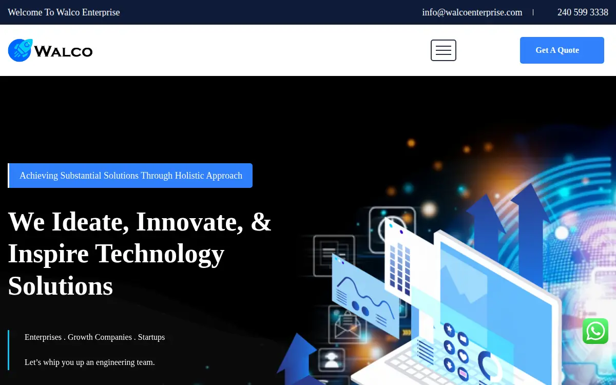 Homepage of Walco Enterprises INC.