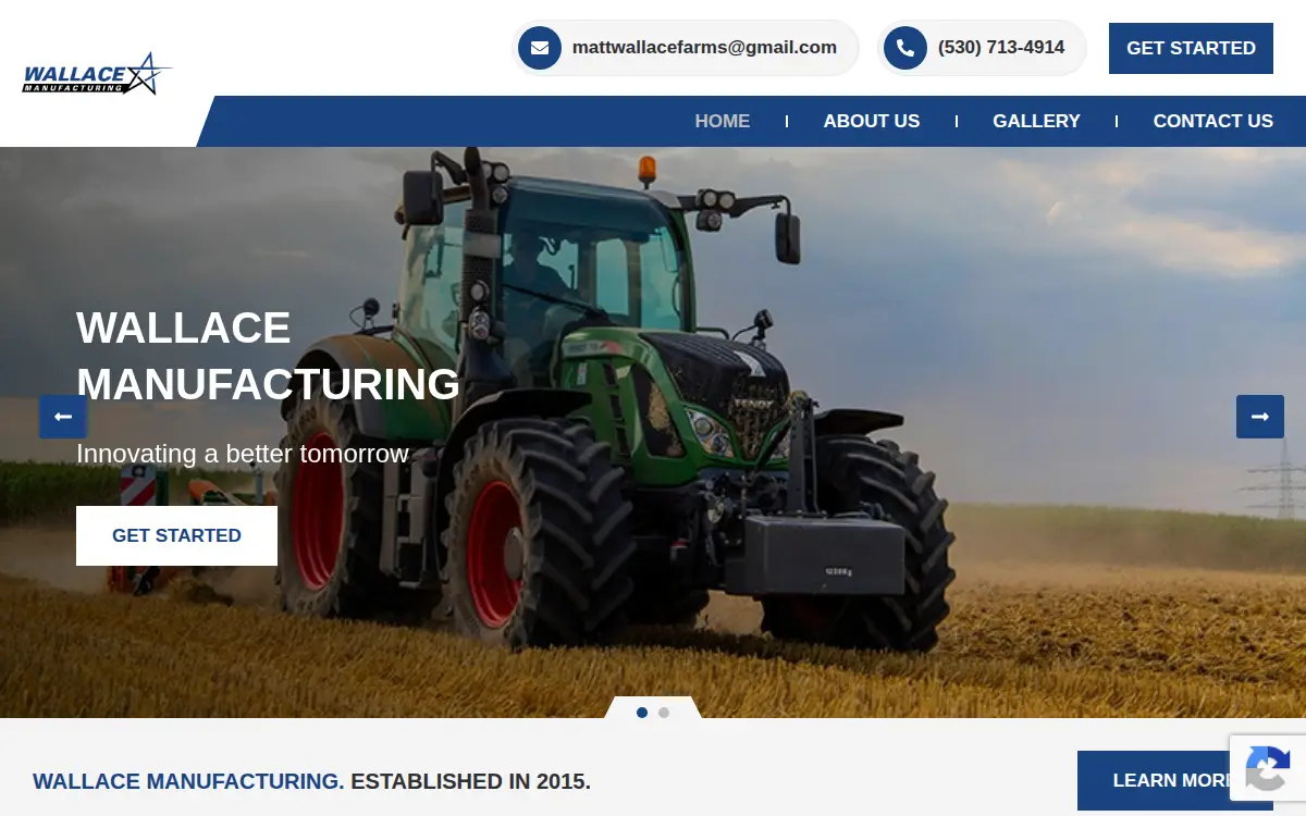 Homepage of Mathew Wallace