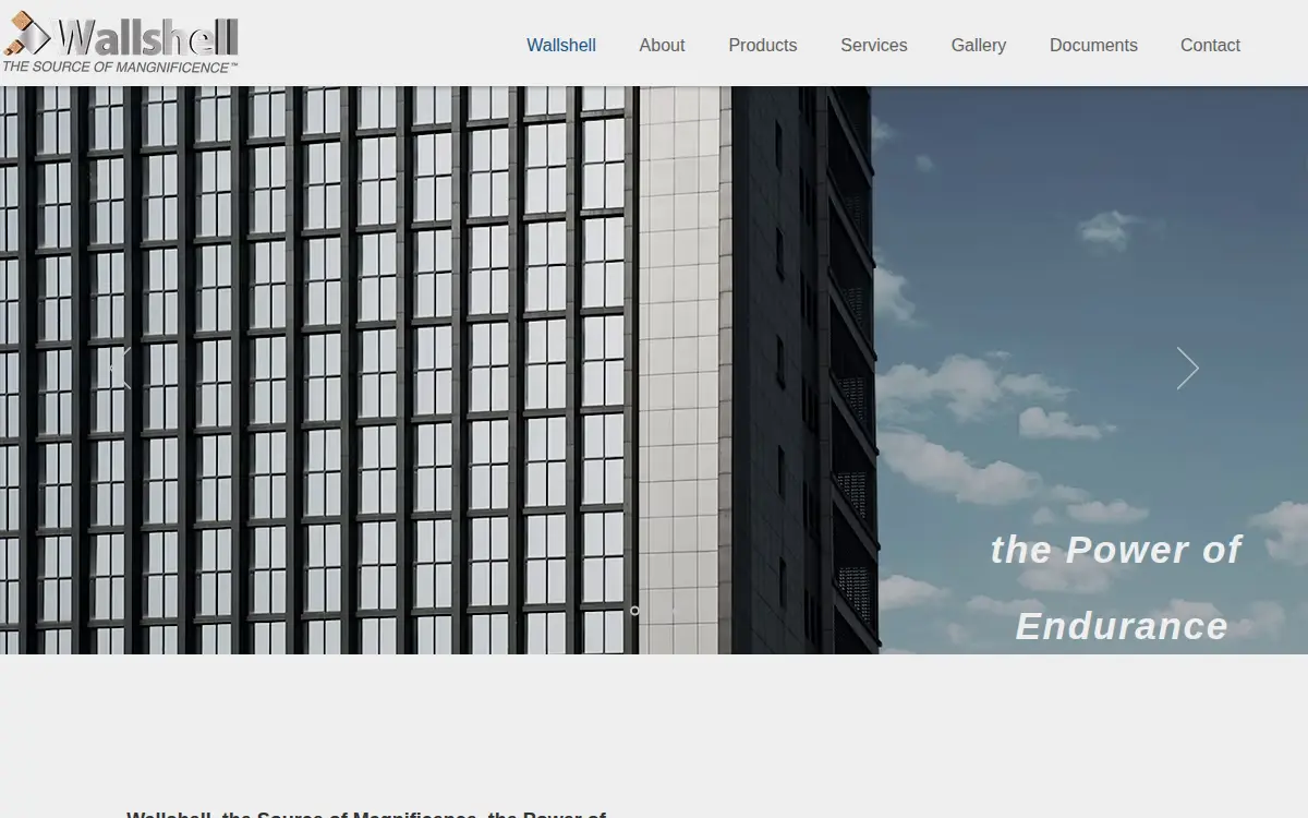 Homepage of Walpanel INC.