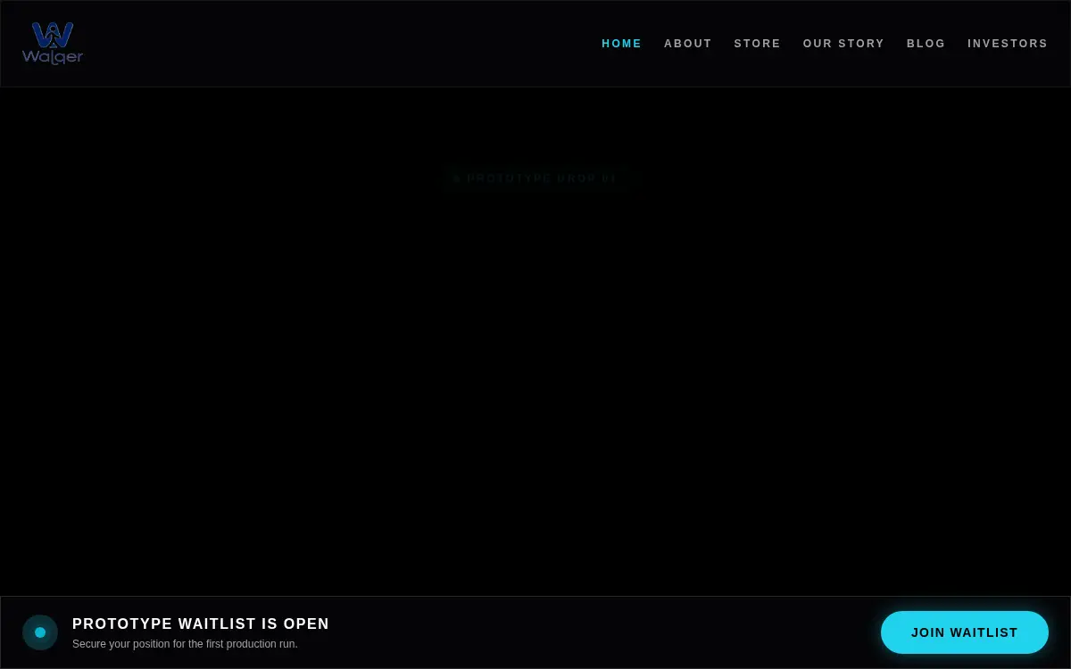 Homepage of Walqer INC