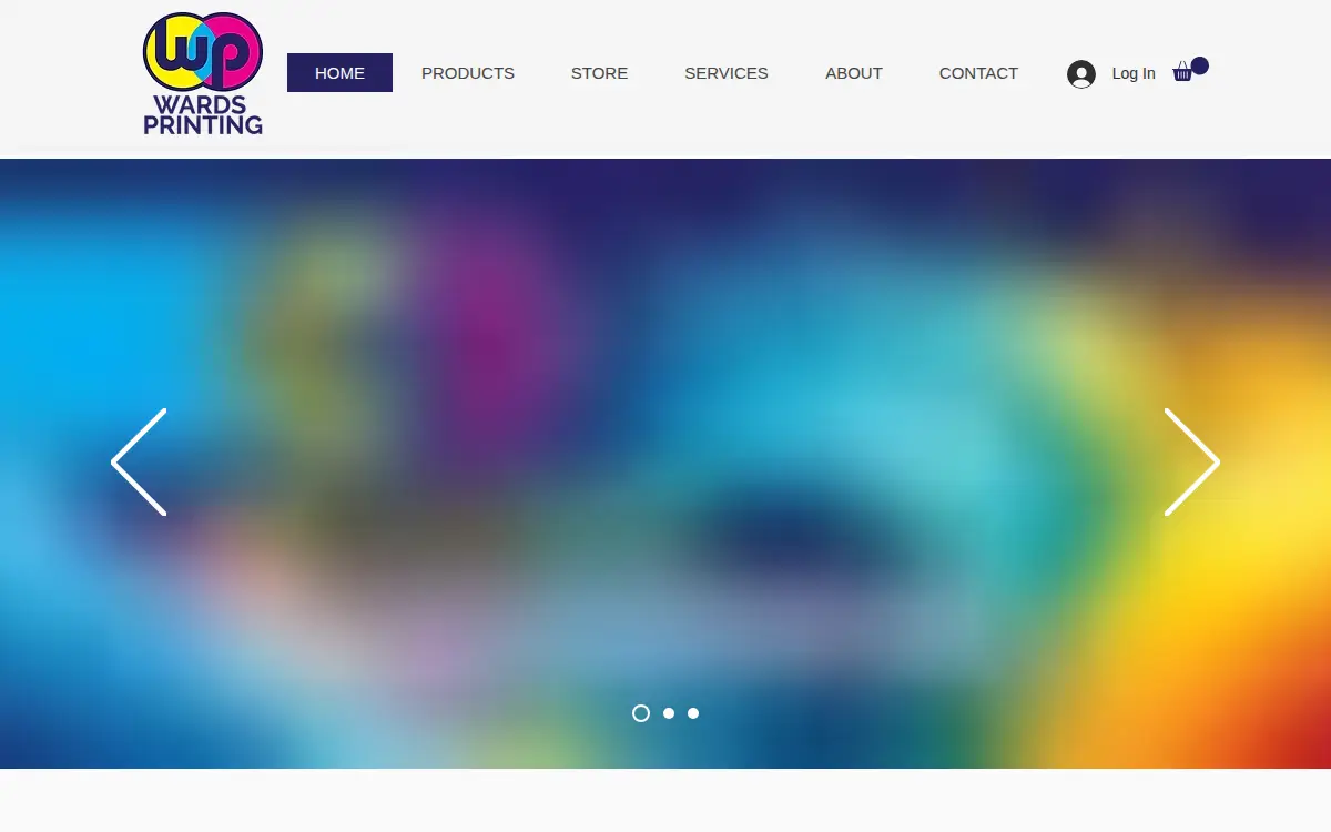Homepage of Wards Printing LLC