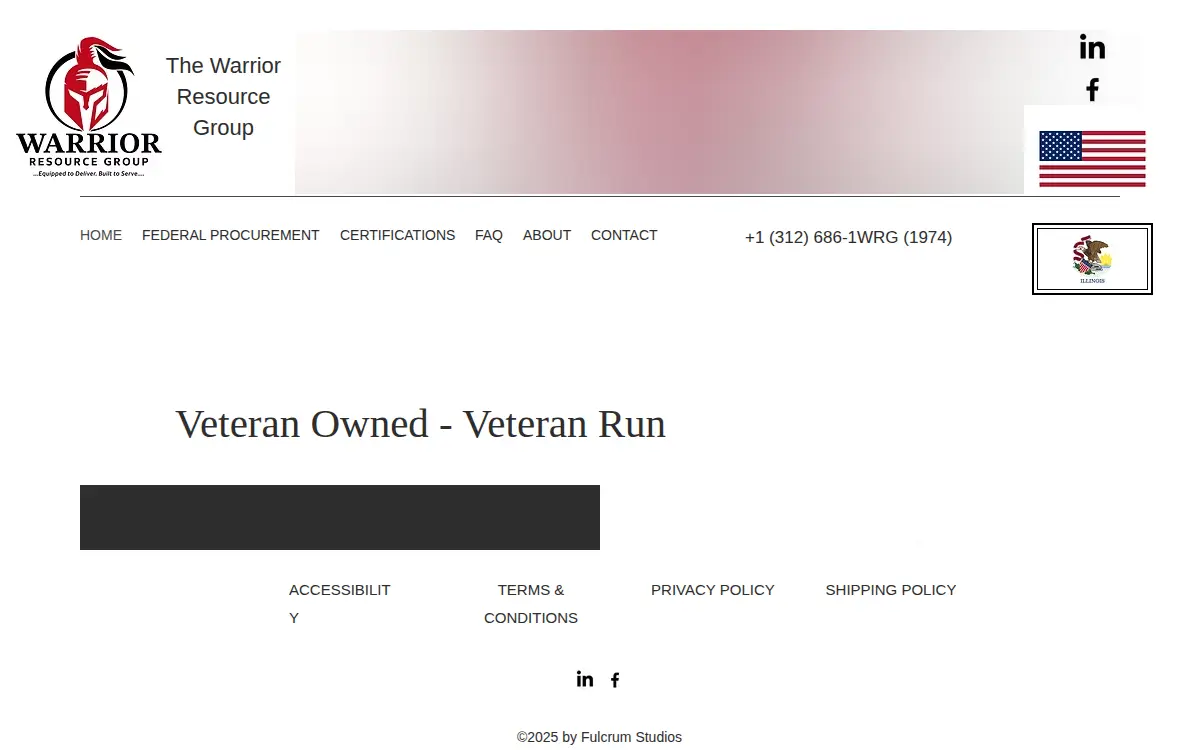 Homepage of The Warrior Resource Group, INC.