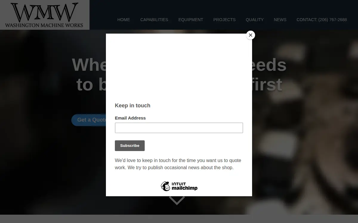 Homepage of Blue Heron Group, INC.