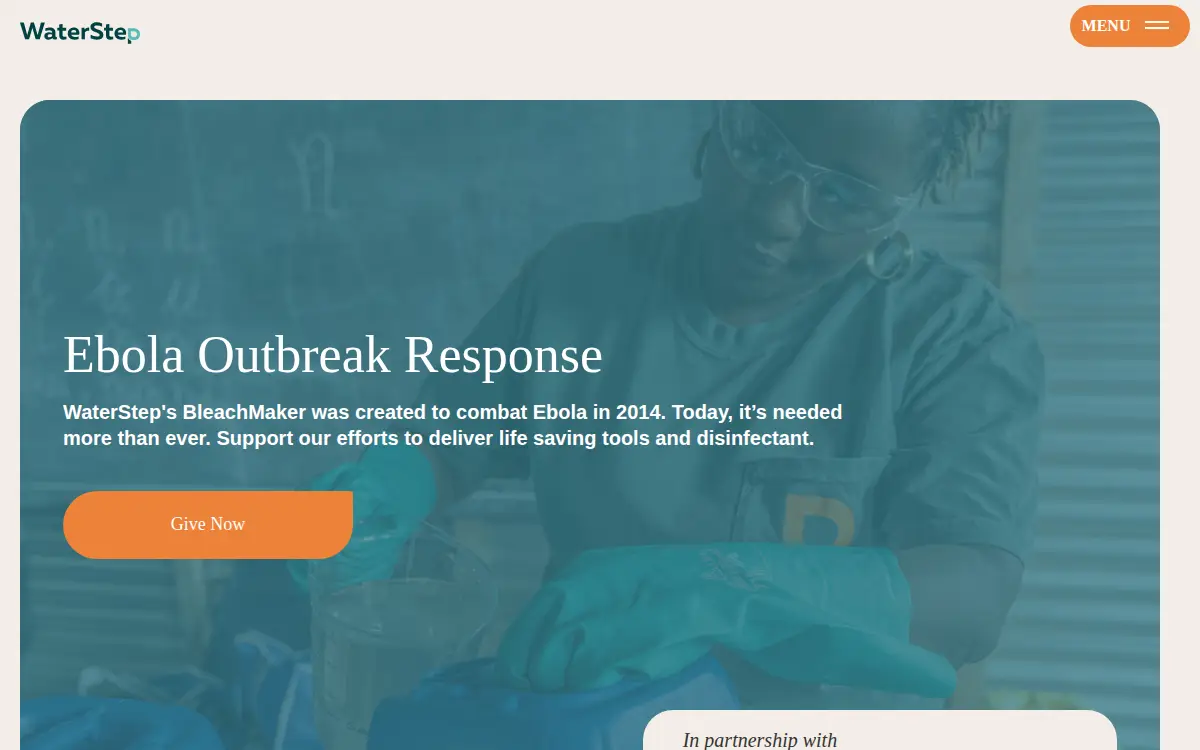 Homepage of Waterstep, INC.
