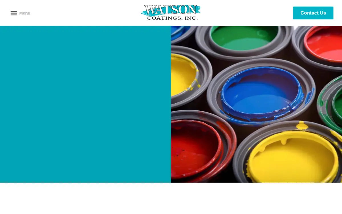Homepage of Watson Coatings INC