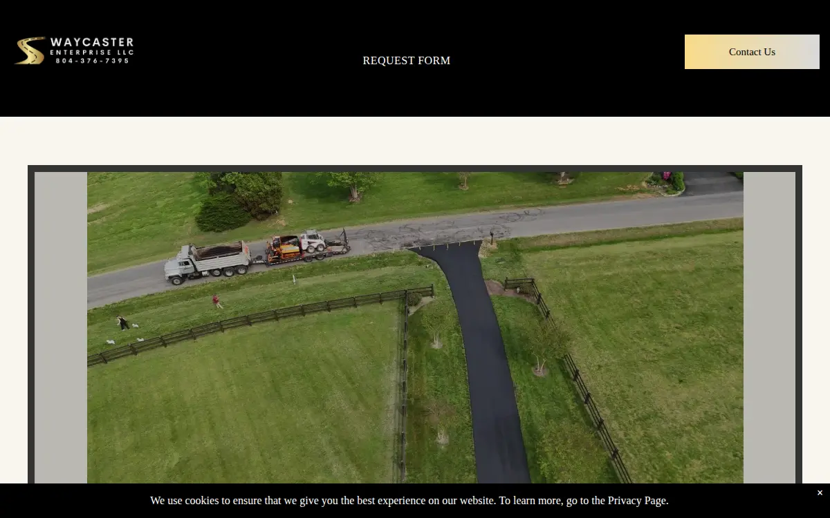 Homepage of Waycaster Enterprise LLC