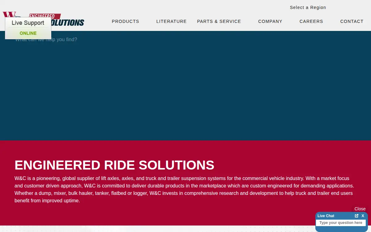Homepage of Watson & Chalin Manufacturing, INC
