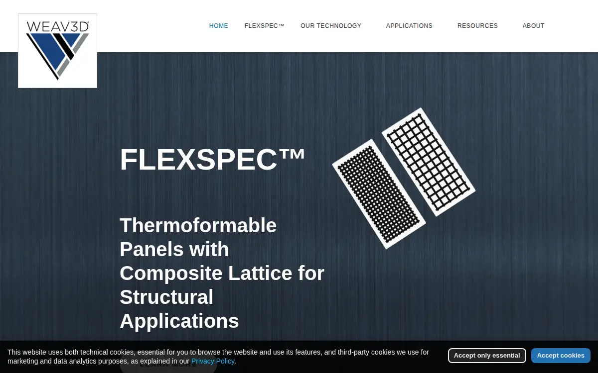 Homepage of Weav3d INC.