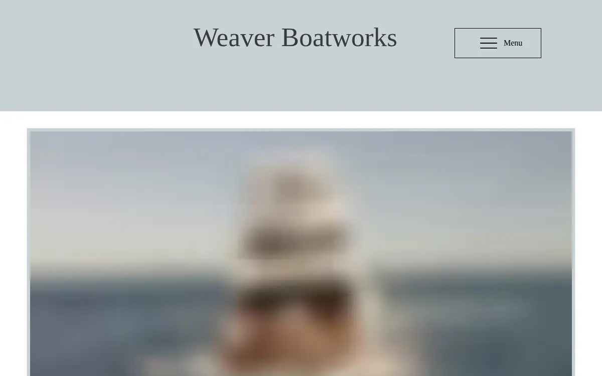 Homepage of Weaver Boat Works, INC