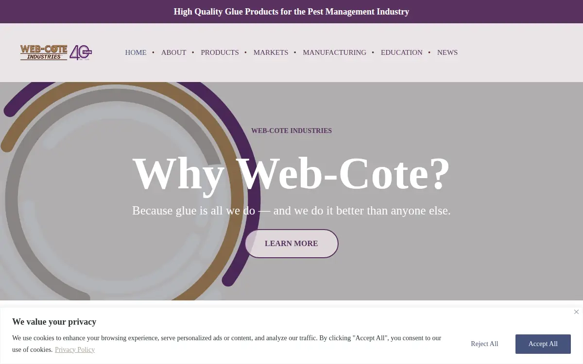 Homepage of Slf Manufacturing Company, INC.
