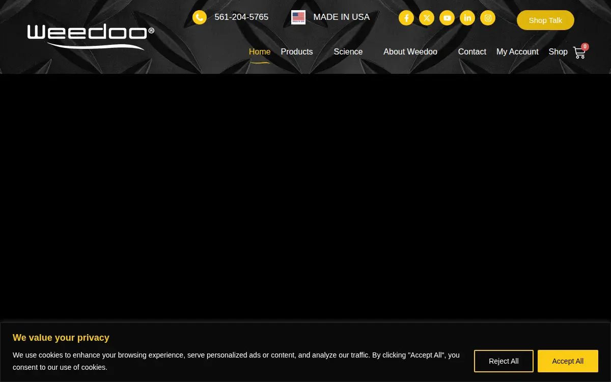 Homepage of Weedoo Greenboat INC
