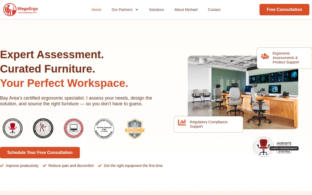 Homepage of Wegoergo LLC