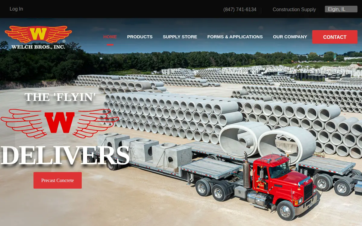 Homepage of Welch Bros., INC.