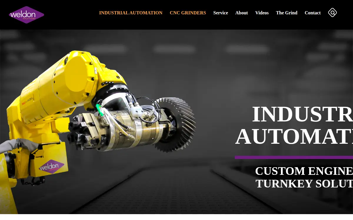 Homepage of Weldon Machine Tool, INC.