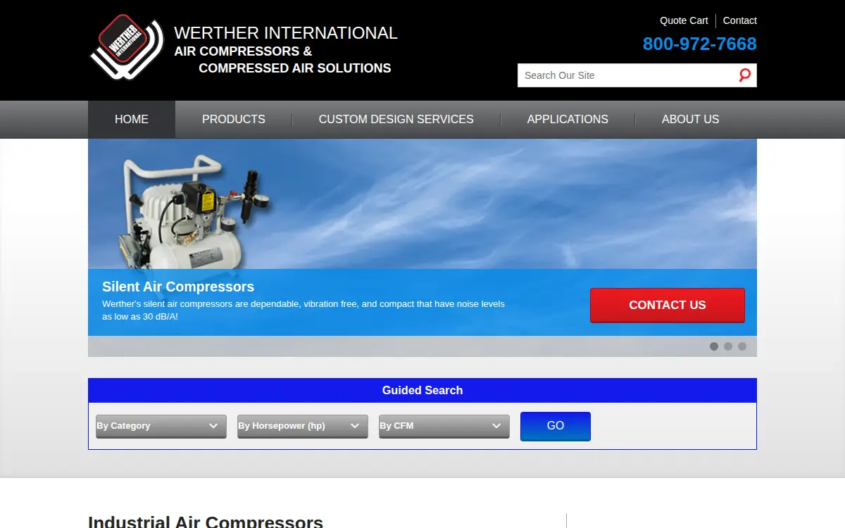 Homepage of Anchor Werther LLC