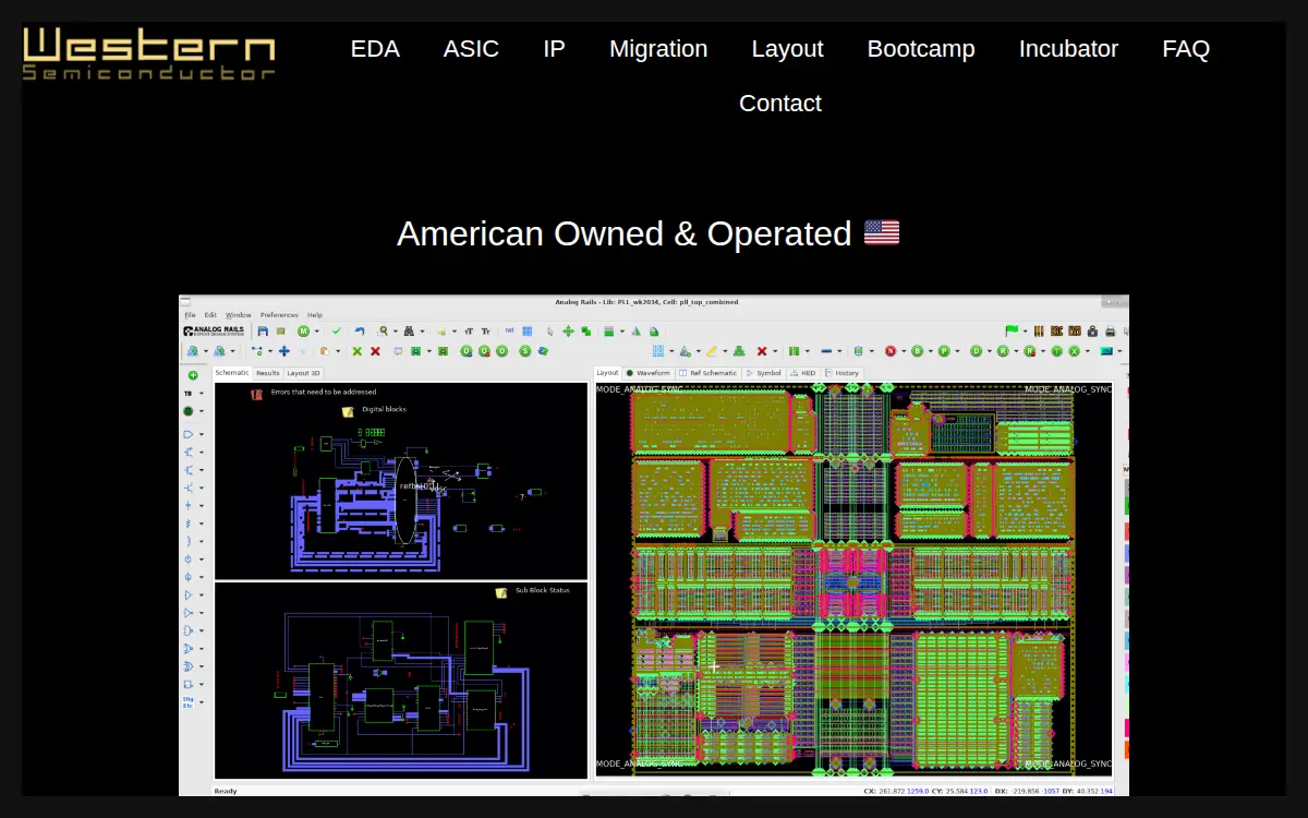 Homepage of Western Semiconductor