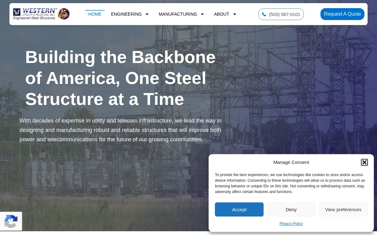 Homepage of Wireless Structures Consulting, INC.