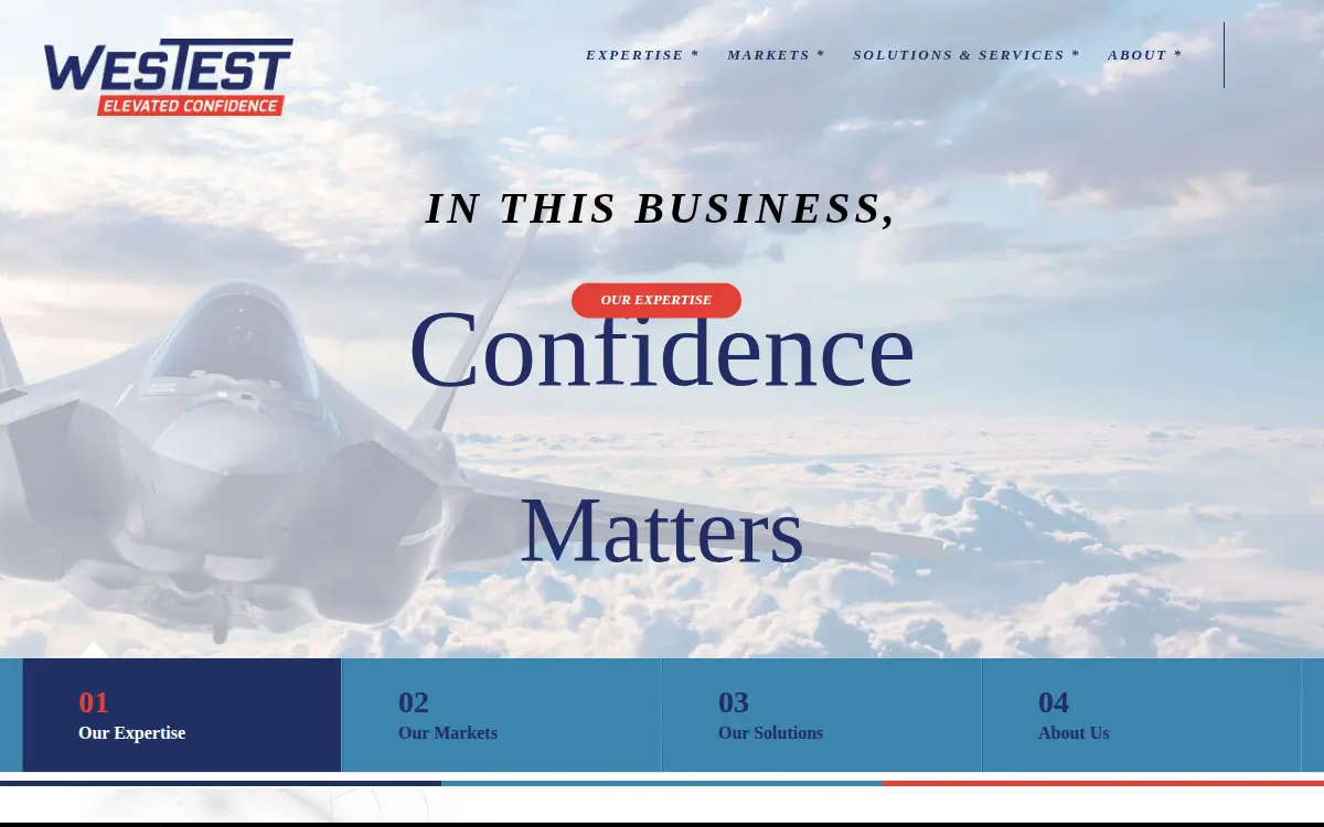 Homepage of Westest Engineering Corporation