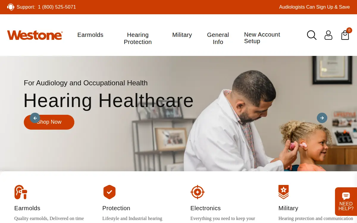 Homepage of Westone Laboratories INC