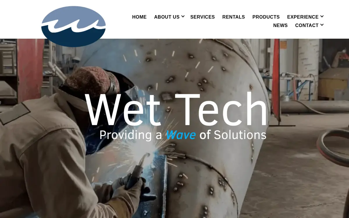 Homepage of Wet Tech Energy INC