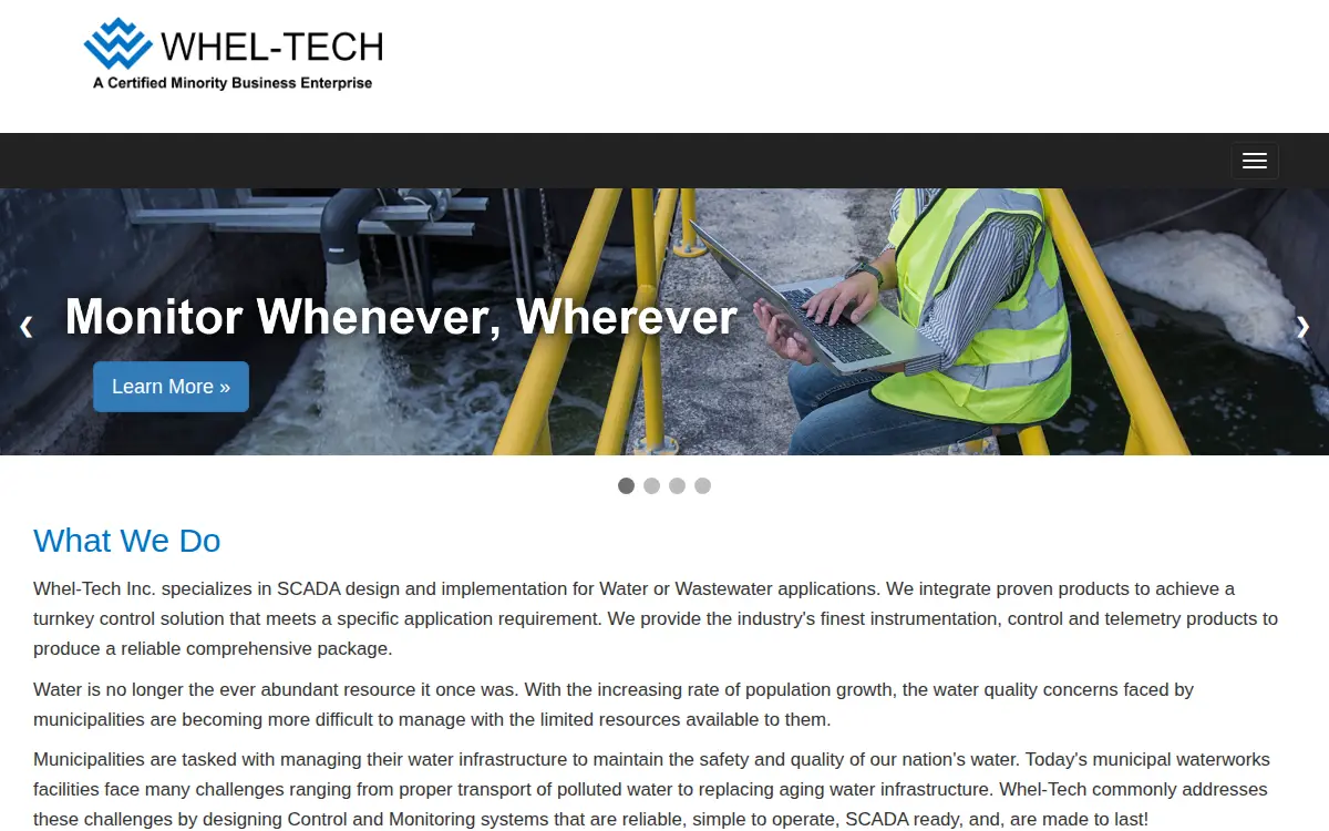 Homepage of Whel-tech INC